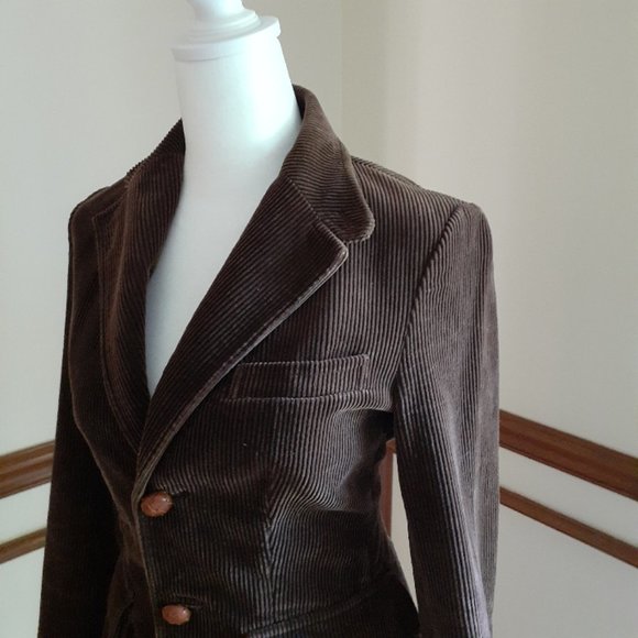 Ralph Lauren Jackets & Blazers - Ralph Lauren Brown Corduroy Blazer - Size 2